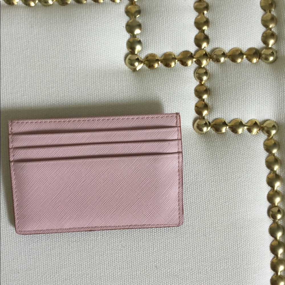 Kate Spade Pink Polka Dot Credit Card Holder View 3